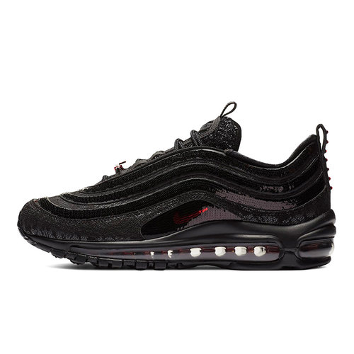 Nike/耐克正品Air Max 97 Prm黑红 气垫运动跑鞋特别版 DC1709 - 图3