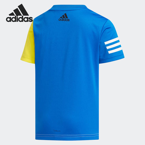Adidas/阿迪达斯正品男小童LB SS CL TEE1休闲短袖T恤DW4100 - 图0