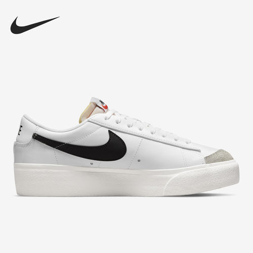 Nike/耐克官方正品新款BLAZER开拓者低帮女子运动板鞋DJ0292-101 - 图1