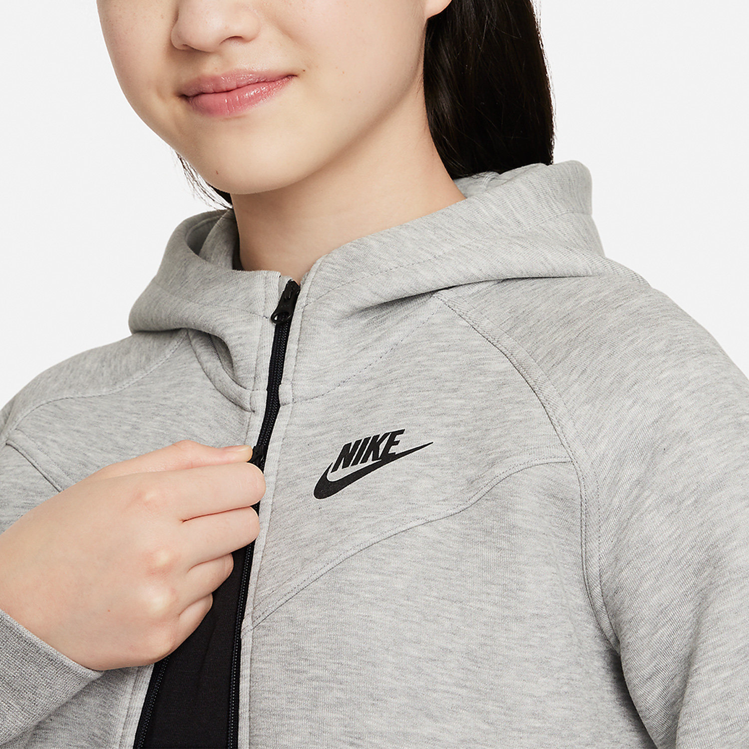 Nike/耐克正品新款大童时尚全长拉链开襟连帽运动卫衣FD2979,淘宝优惠券,粉丝福利购,淘宝优惠卷