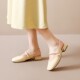Dadong skirt, bag-toe sandals, French light-mouth single shoes