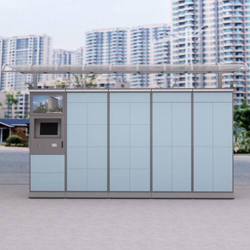 新品室外b多功能智能快递柜微信支付人脸识别洗衣柜商场娱乐场所 - 图2