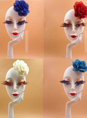 轻奢人脸面具f艺术摆件创意家居客厅电视柜酒柜美甲店办公室装