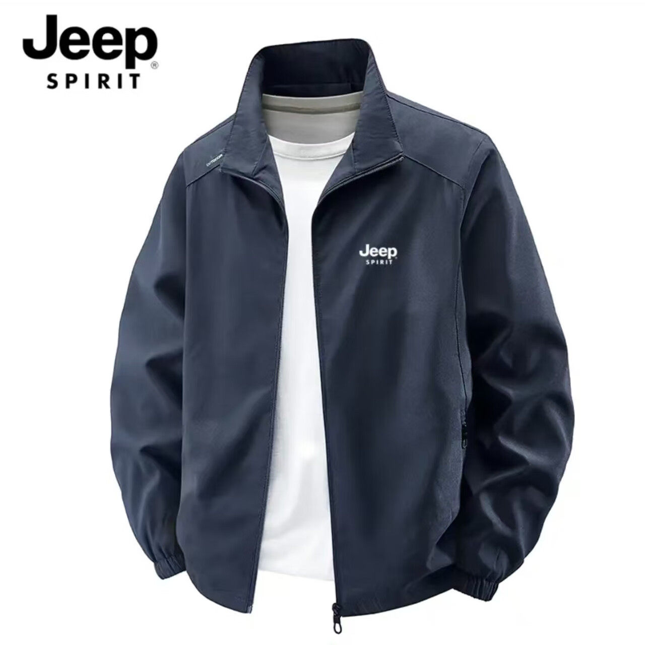 吉普2025春秋季新品日常休闲透气夹克商务上衣潮牌大码运动多口袋,淘宝优惠券,粉丝福利购,淘宝优惠卷