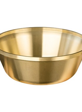 新品藏式供水f碗光面黄铜家用供佛佛前供奉财神观音圣水铜碗斋饭
