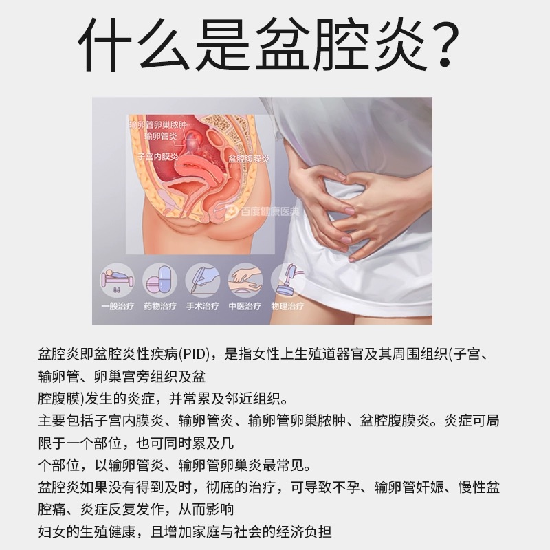 慢性盆腔炎热敷包治疗盆腔积液中贴药消炎附件妇科用药调理偏方OA - 图0