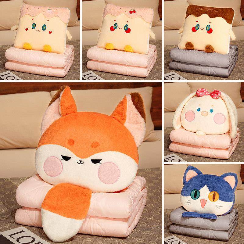 抱枕被子两用二合一毛毯靠枕车载汽车办公室午睡枕头毯子加厚夏季,淘宝优惠券,粉丝福利购,淘宝优惠卷