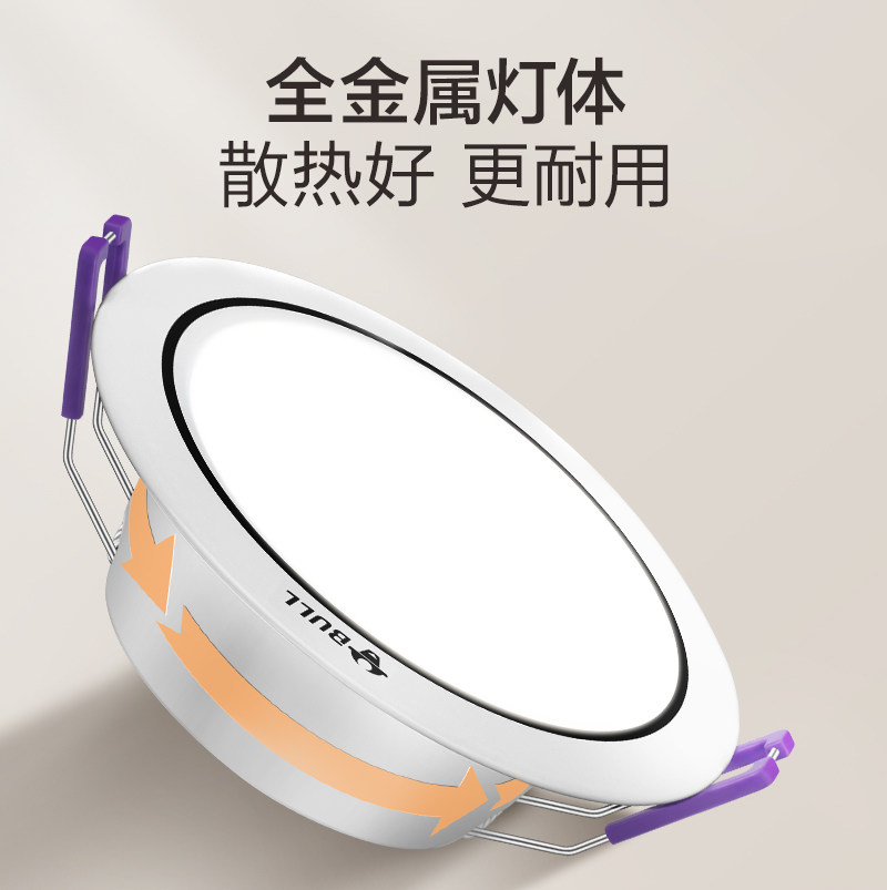 公牛嵌入式筒灯公牛筒灯嵌入式75mm客厅筒灯走廊道金属筒灯牛眼灯,淘宝优惠券,粉丝福利购,淘宝优惠卷