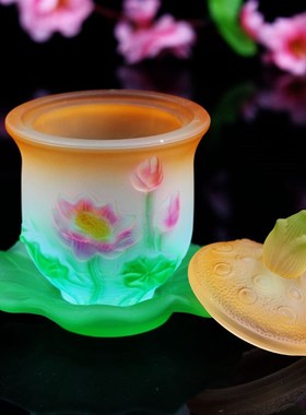 极速供杯佛杯财神杯莲花杯琉璃杯佛堂净水杯供水杯佛X堂仙堂大悲
