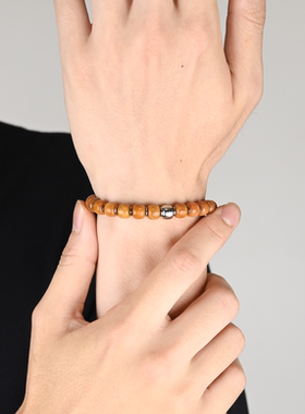 DRAGON LI狸花猫龙脊菩提钛钢串珠手串情侣饰品闺蜜礼物