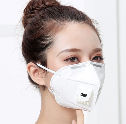 3M防尘口罩正品KN95头戴式9501V带呼吸阀医疗防护罩N95防工业粉尘 - 图2