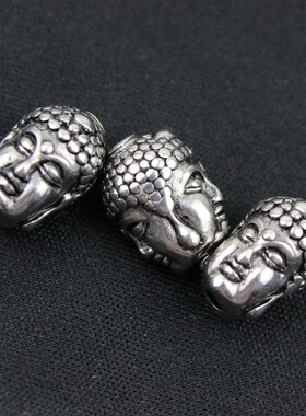 极速Pan DIY large hole bead Indian head shape three-dim.ensi