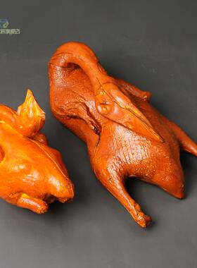 极速仿真烤鸭模型假烤鸡烧鸭烧鸡橱窗装饰摆件道具食物.食品菜品