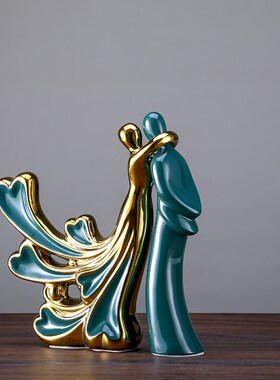 新品北欧现代轻奢酒柜摆件客厅电视柜小鸟装M饰品卧室书架摆设爱