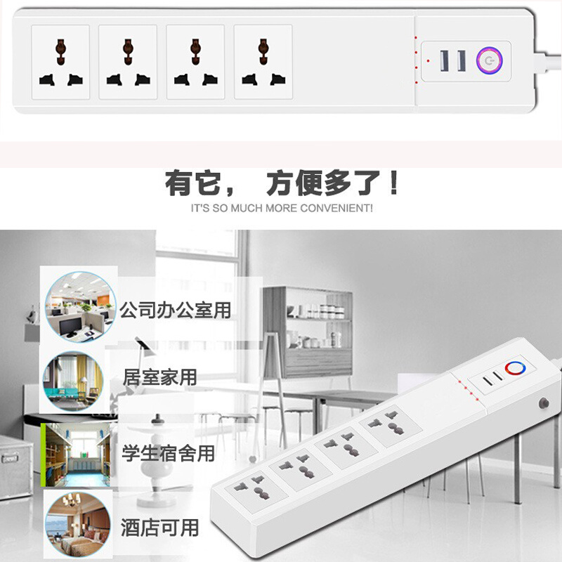 涂鸦智能手机APP控制WiFi/ZigBee英规美规排插GoogleHomeAlexa - 图2