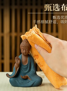 热销佛尘加厚净佛巾礼佛巾神佛z像清洁布佛堂清洁香炉供具佛龛清