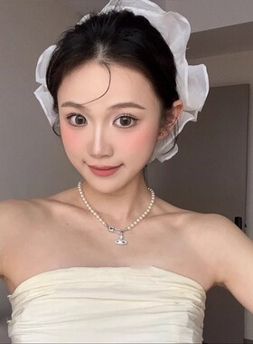 黑色超大号双层大肠发圈女