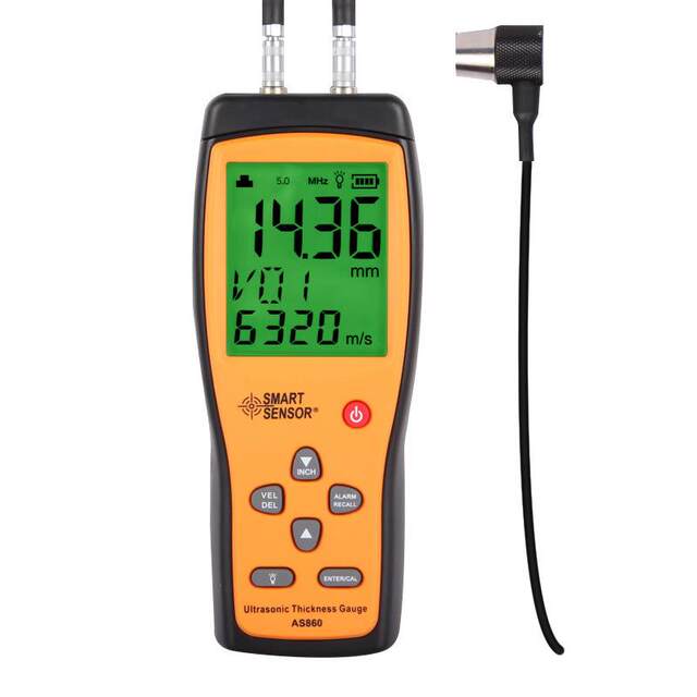 Xima AS860 Ultrasonic Thickness Meter Metal Thickness Meter Professional Grade Thickness Meter High Accuracy 0.01mm