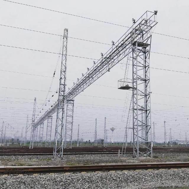 Railway light bridge, lamp tray, railway bridge tray, cross-street light rack, production, transportation and installation
