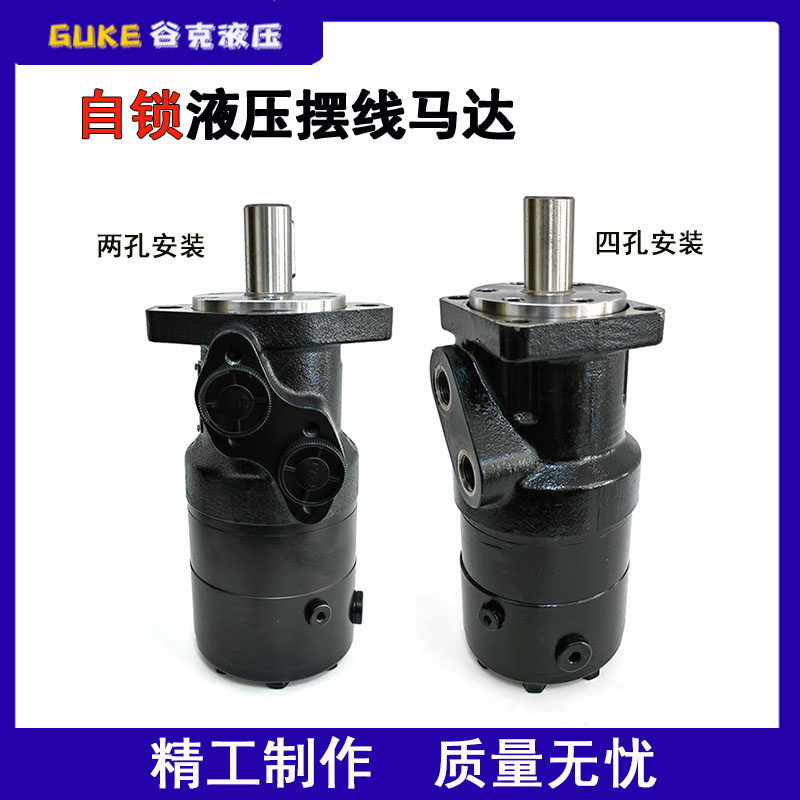 极速液压马c达自锁马达BM2-200/160/BMR315摆线马达制动调模煞车 - 图1