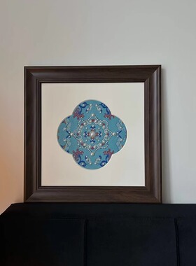 中式非遗宋锦珍珠画diy手工材料