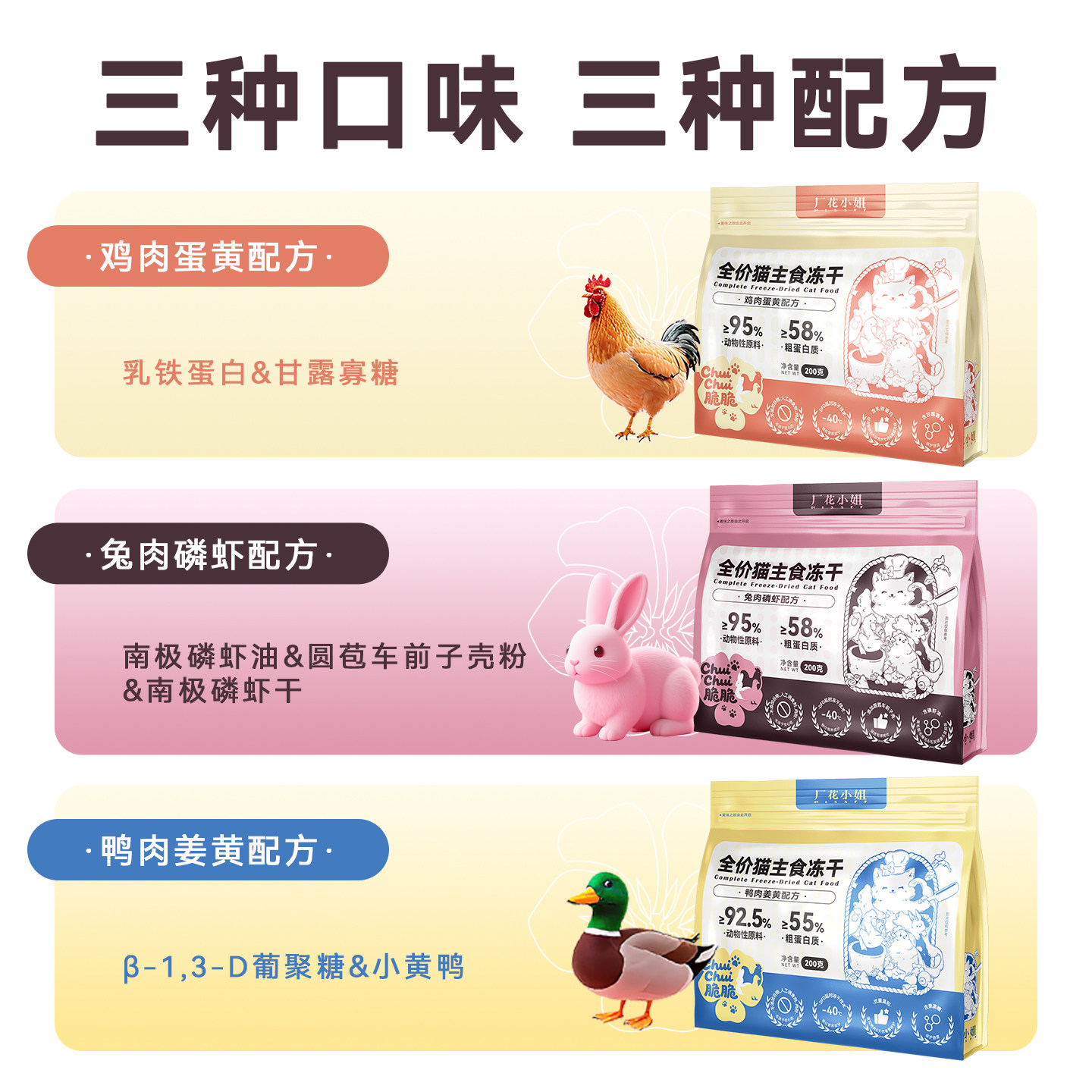 厂花小姐chuichui主食冻干南极磷虾美毛爆毛提升免疫主食冻干200g,淘宝优惠券,粉丝福利购,淘宝优惠卷