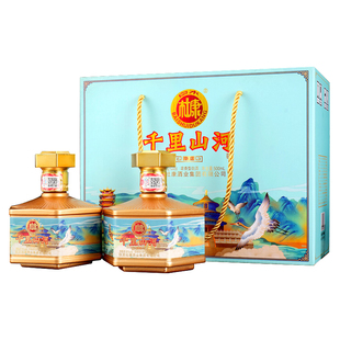 白水杜康酒52度浓香型白酒整箱2瓶礼盒装