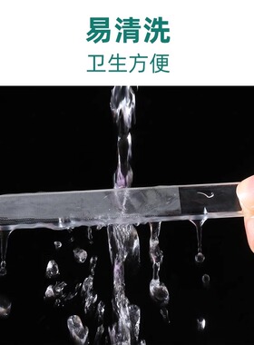 纳米玻璃亮甲指甲锉刀修型双面水晶指甲锉条抛光打磨亮甲砂条便携