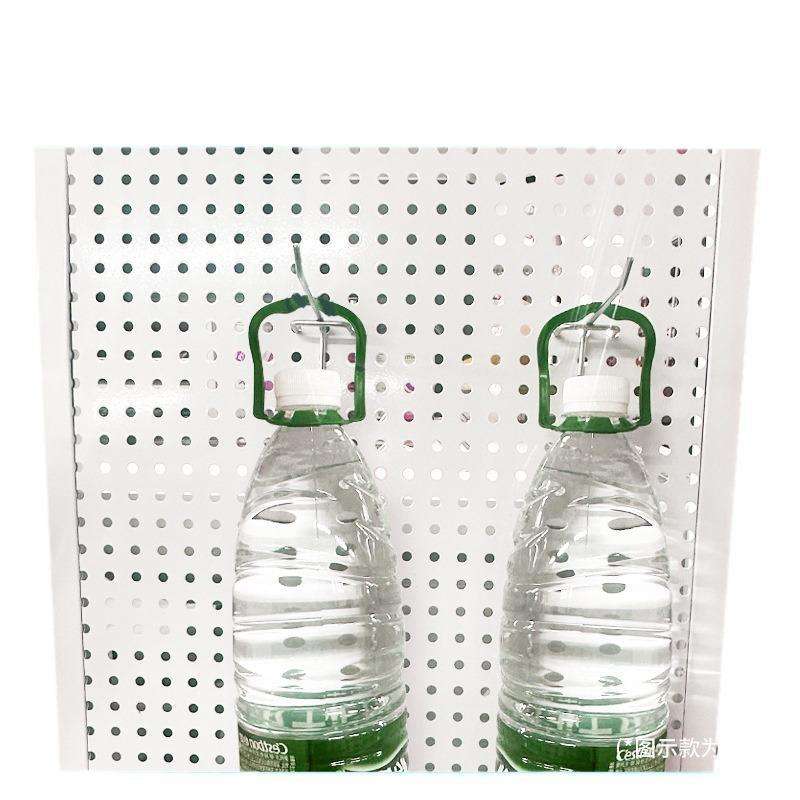 电竞房洞洞板黑色墙上置物架书房上方电脑桌墙面挂板收纳铁艺装饰 - 图3