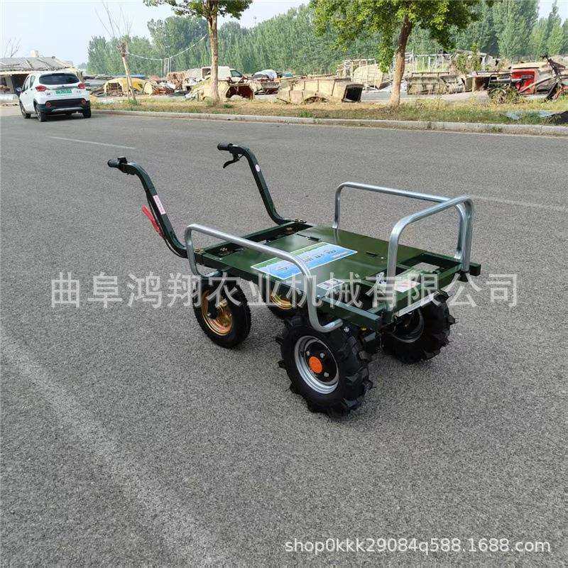 家用农用四轮电动手推车搬运车全自动运输山地越野爬坡手推平板车,淘宝优惠券,粉丝福利购,淘宝优惠卷