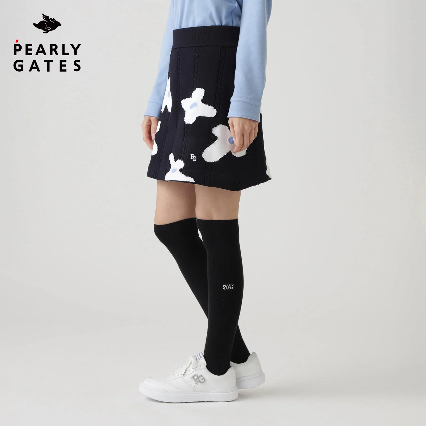PearlyGates高尔夫服装女装PG秋冬新款女士针织裙时尚保暖半身裙,淘宝优惠券,粉丝福利购,淘宝优惠卷