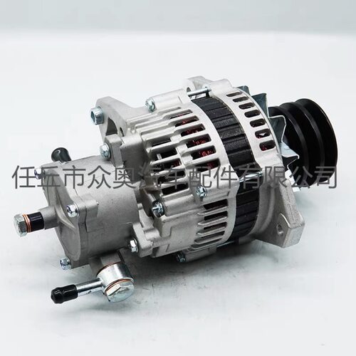五十铃 发电机总成 4HF1 NPR66 羊城 货车配件 24V 50A 单插 - 图1