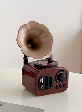 速发风怀旧复声机音乐盒卧室桌面留古装饰品摆件创意生日礼物生