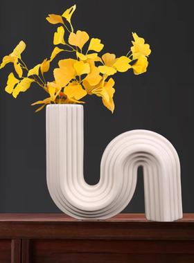 新中式花瓶摆件套装禅意客厅电视柜书柜样板房间餐厅软装家居饰品