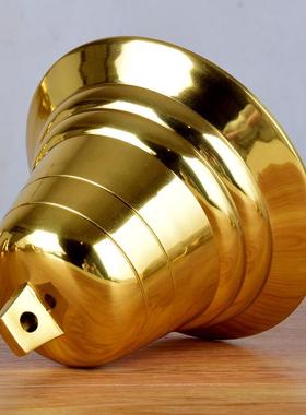 家居摆件挂件纯黄铜风铃铜钟铜铃寺庙小铃铛屋檐学校吊钟船钟包邮