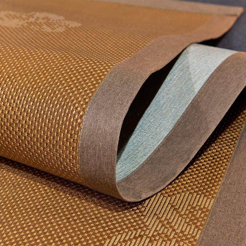 冰藤席双面冰丝凉席三件套夏季折叠席子单双人空调席夏天草席1.8m,淘宝优惠券,粉丝福利购,淘宝优惠卷