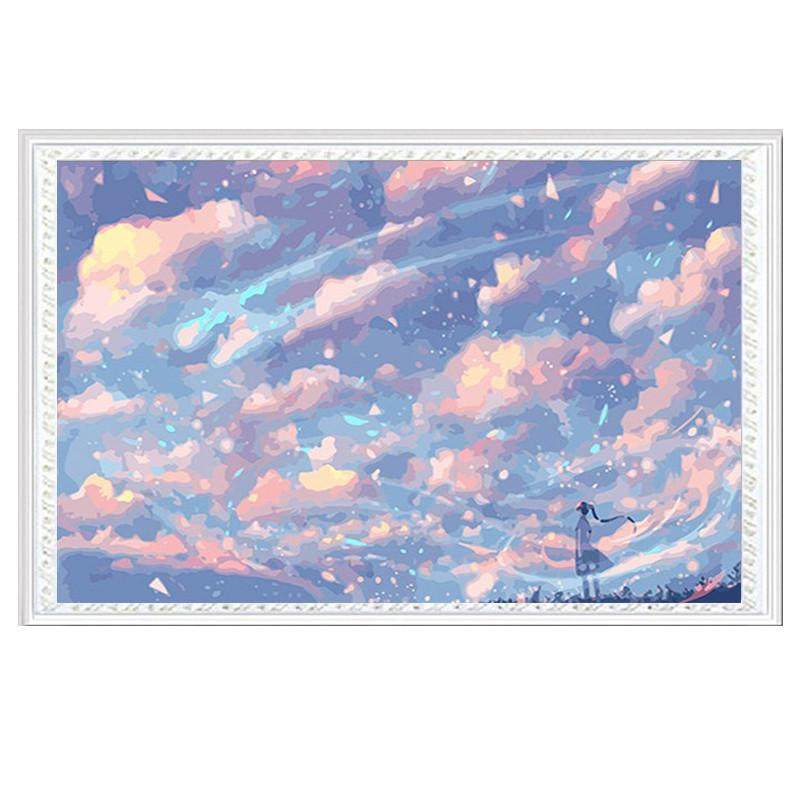 钻石画2025新款卡通风景5d点贴钻十字绣客厅卧室学生简单小幅满钻,淘宝优惠券,粉丝福利购,淘宝优惠卷