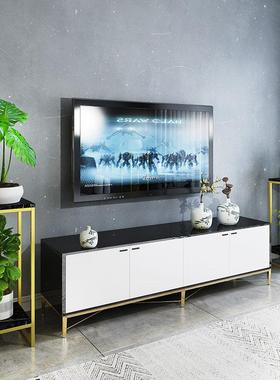 轻奢北欧乔迁新居置物架电视柜旁落地摆件客厅沙发边几家用花盆架