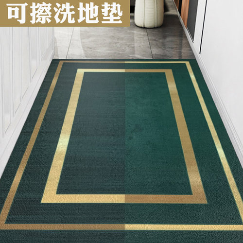 极速PVC 轻奢风入户门垫防滑地垫网红进门玄关地毯脚垫Z子可擦免 - 图0