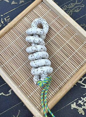 极速星月a猪大肠斜切药片扇面单圈男女原生态手串捻持链冷门文玩