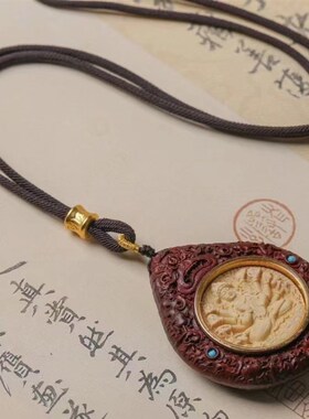 极速紫檀檀香虚空八大守护神本命佛吊坠本命年十二U生肖转运保平