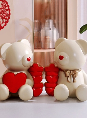 速发订婚新婚礼品婚房情居摆件一对客厅家侣装饰品结婚礼物送新蜜