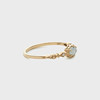 Akado Swaying Light Alloy Set Labradorite Ring