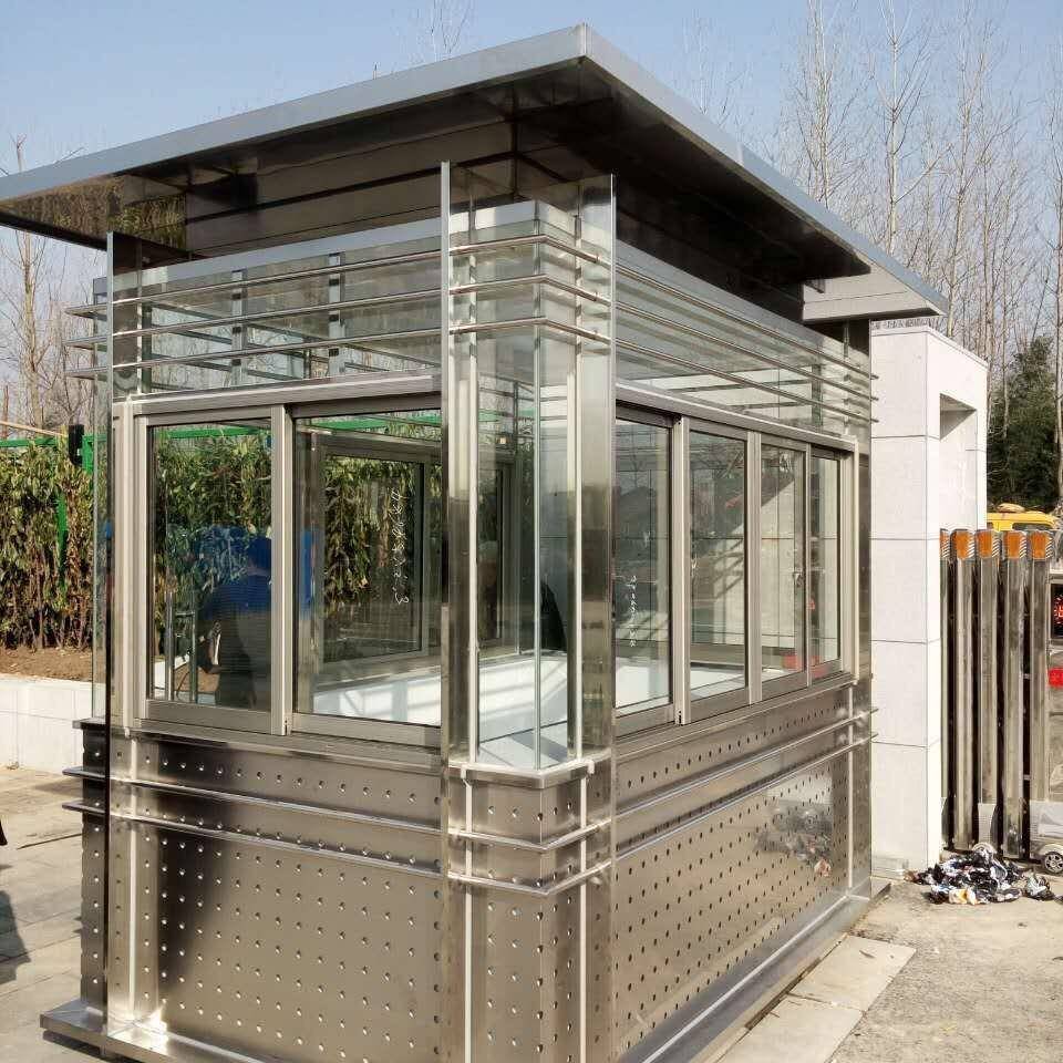 厂家专业生产不锈钢304岗亭、多媒体岗亭、收费岗亭、保安岗亭 - 图0