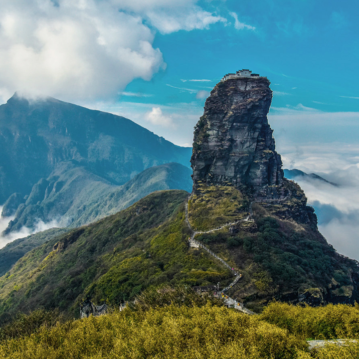 贵州旅游纯玩团六天五晚黄果树瀑布梵净山西江千户苗寨贵阳跟团游 - 图1