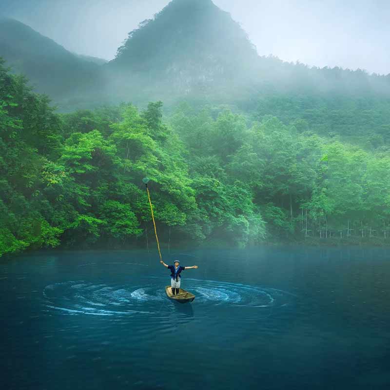 私家团贵州旅游纯玩半自由行5天4晚黄果树织金洞西江小七孔五日游