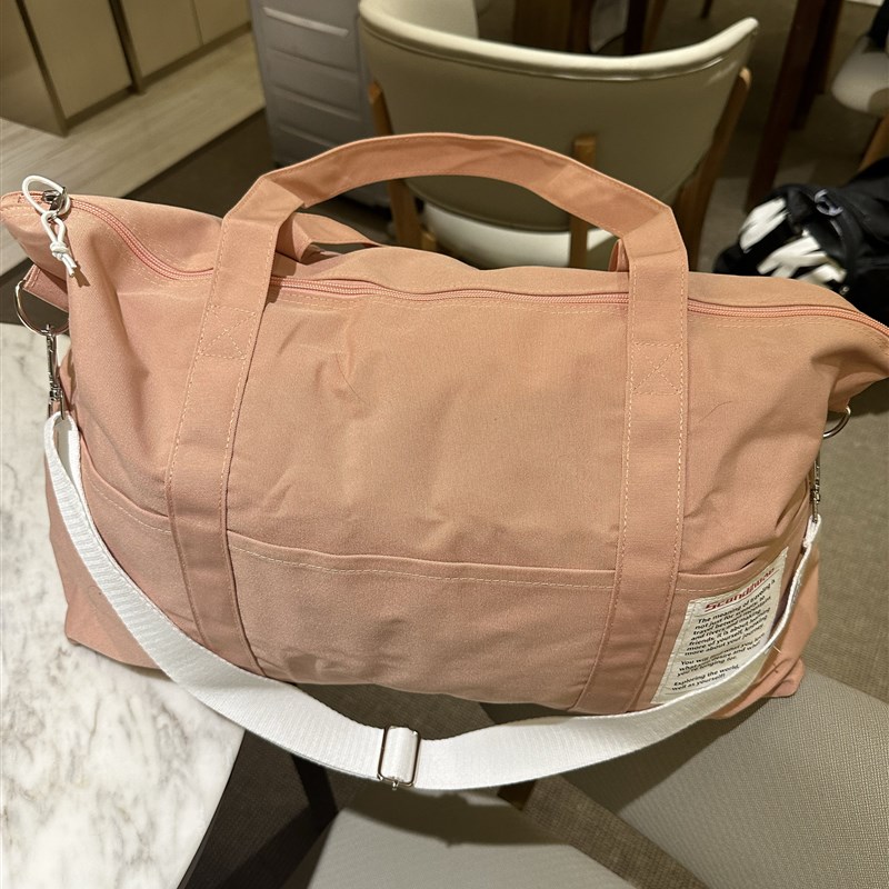 Nylon short-distance travel bag, men's and women's portable shoulder cross-body bag, which can be used as a trolley case, large-capacity luggage bag, sports bag