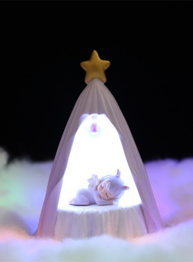 极速可爱创意安妮宝贝帐篷酣睡安妮宝贝小夜灯星R星灯送女生小礼