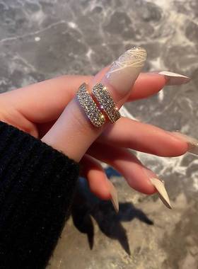 极速diamond open lring for women temperament exquisite rings