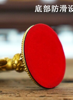 新品博福黄铜尼i泊尔工艺家用供奉用品八吉祥摆件佛像组合11cm大